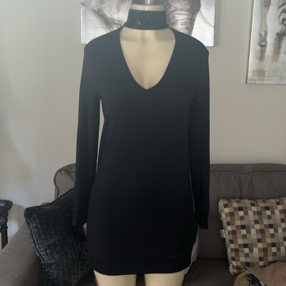 Bailey 44 Women's Garrote Embellished Choker Dress -Black size XS - Picture 5 of 12